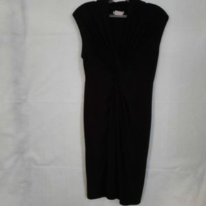 L'Amadei by d.p.altamonte Black Criss Cross Front Sleeveless Dress Size Small